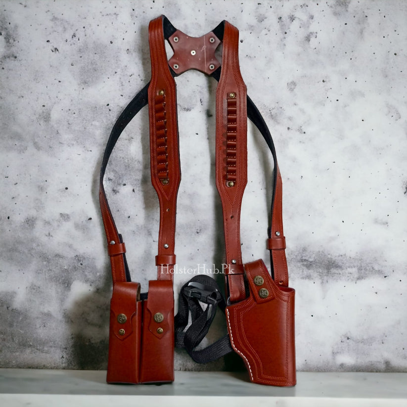 Premium Leather Holster Waistcot | (PC-04 L)