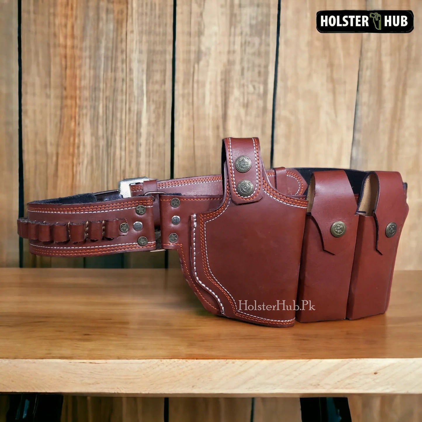 Handmade Leather Holster (PC-02) with Fre Cleaning Kit ๐ - Craftsmanship Meets Functionality