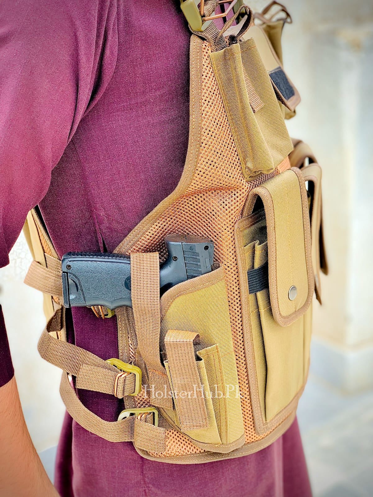 Tactical AK47 Jacket With Multiple Magzines Space | (PC-11 B).