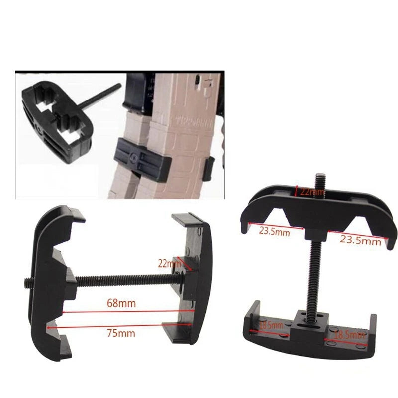 Tactical Rifel Mag Couplar Clip  for AK-47   (Pack of 2)