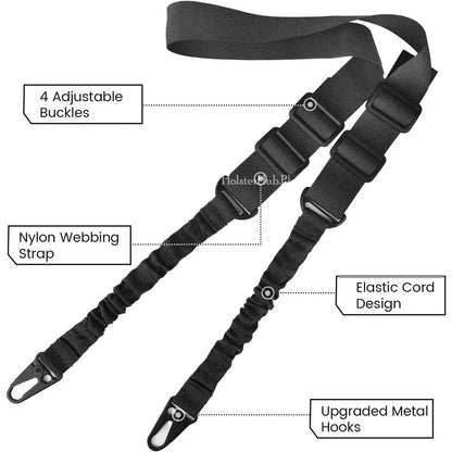 Two Point Elastic Sling for Rifel, Best for AK47 And M4