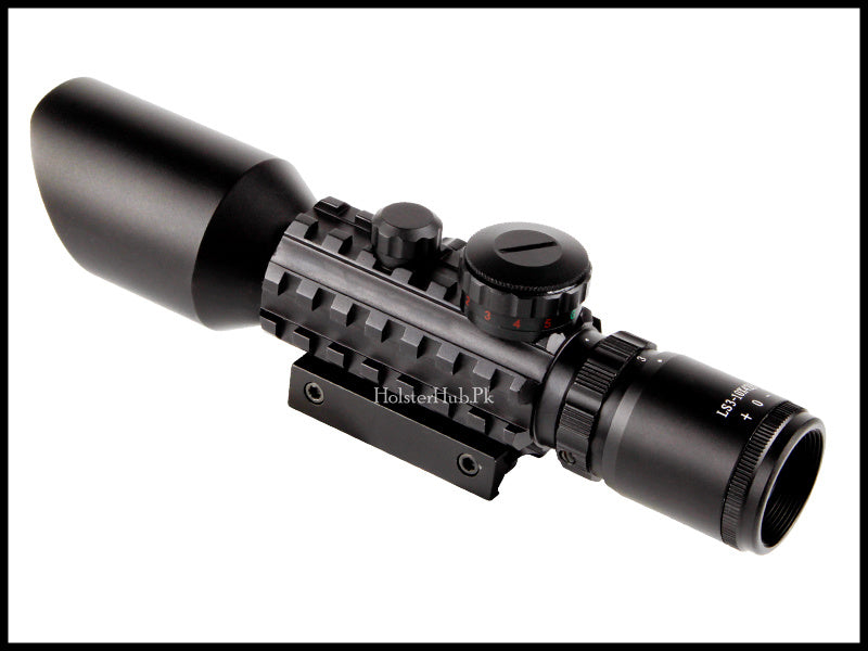 Optical Sight LS3-10x42E Scope with Red Laser