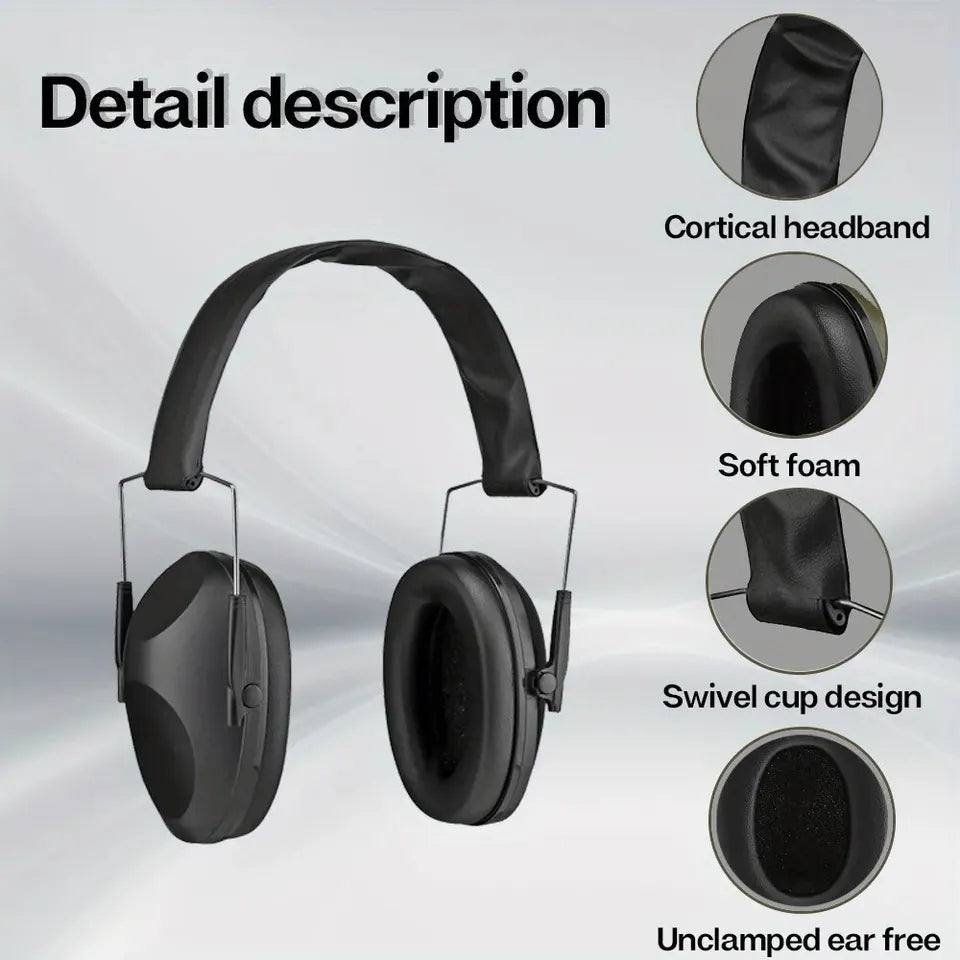 ProShield Tactical Ear Mufs for Shuting - Enhanced Hearing Protection