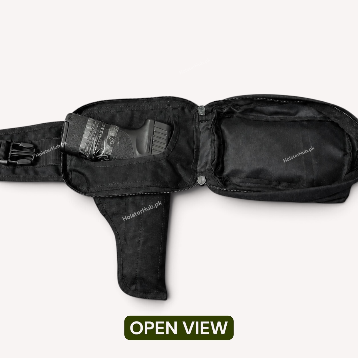 HolsterHub’s Concealed Carry Waist Holster | Rapid-Access EDC Pouch