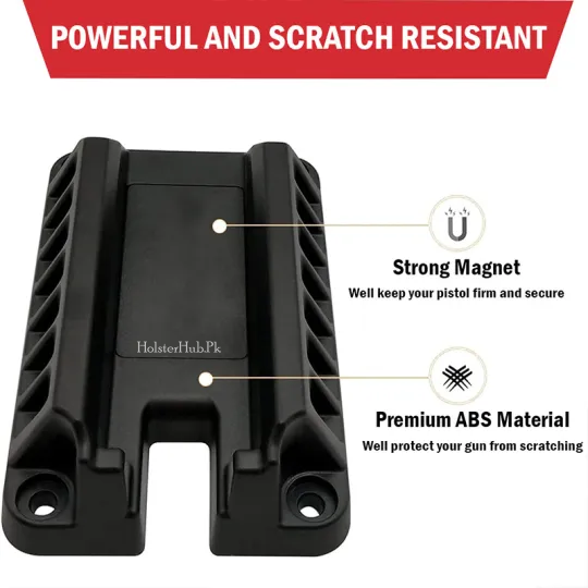 Magnetic Mount with Auto Loader For All 9MM Pstls | Car Holster