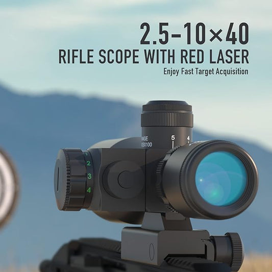 10X40 Rifelscope Red Green Mil-dot Crosshair AirGn Hunteng Scope