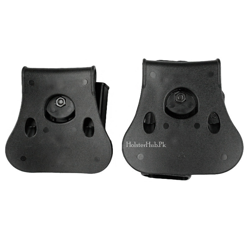 Tactical Holster for Glock 17 19 22 26 31 and Beretta with Clip Pouch