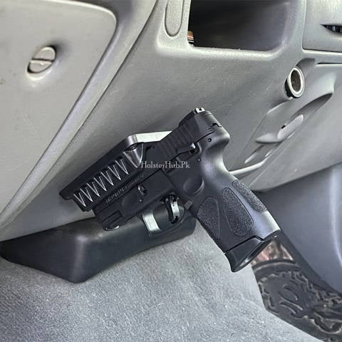 Magnetic Mount with Auto Loader For All 9MM Pstls | Car Holster