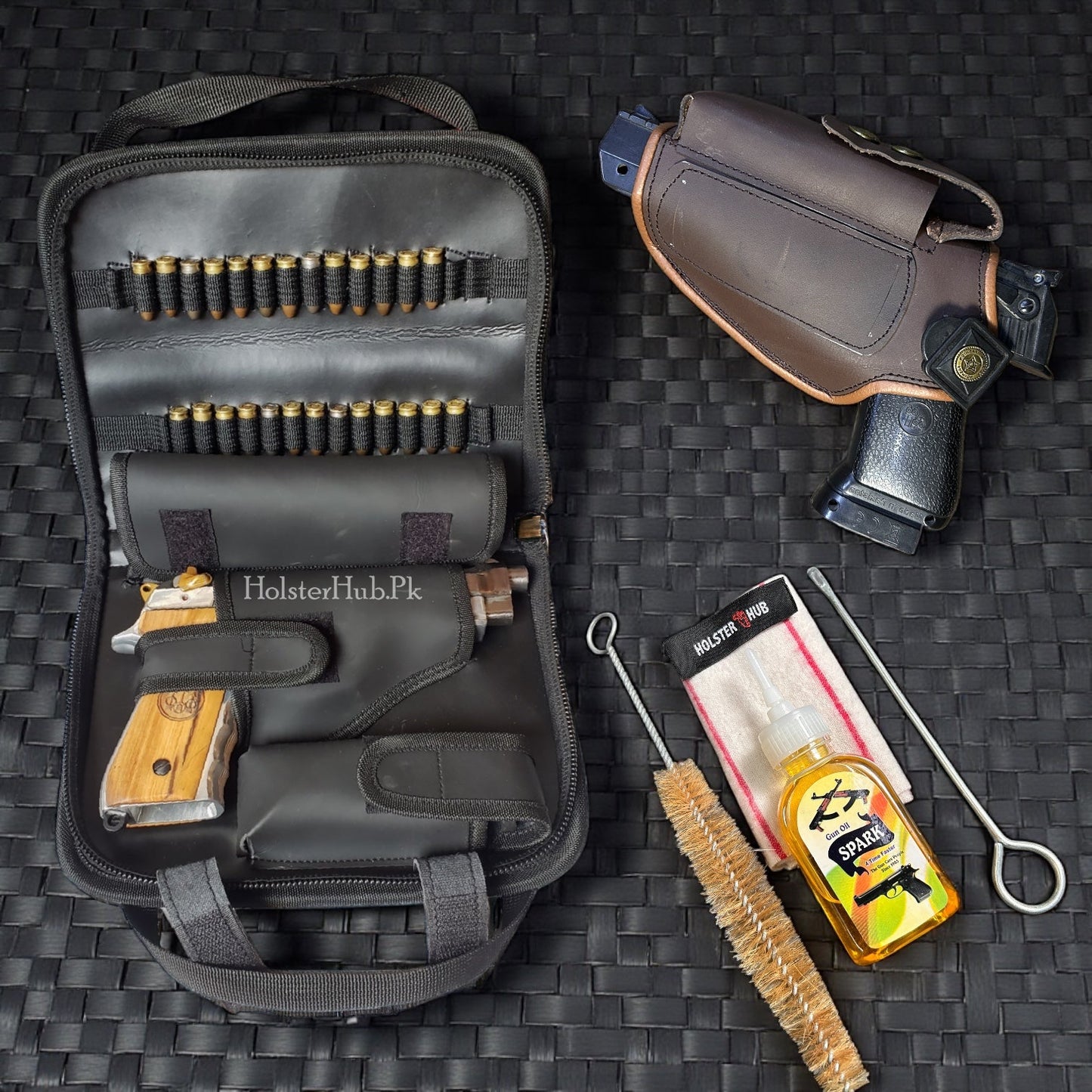 🔥 New Year offer | Flat 40 % OFF | Deal of 3 Hot Selling Products, Pistol Bag with Dual Pouch and Cleaning Kit 🤩