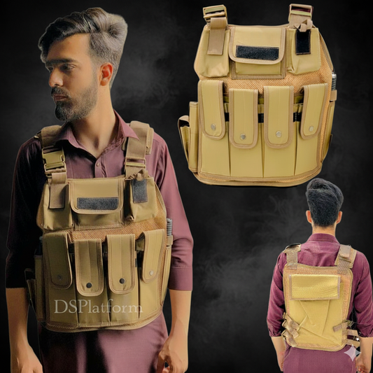 Tactical AK47 Jacket With Multiple Magzine Space | (PC-11 B)