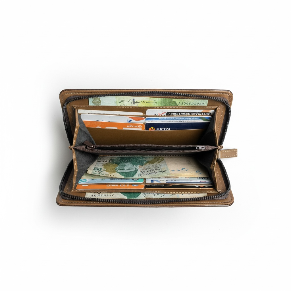 🔥FLAT 35% OFF | Men’s Leather Zipper Wallet and Mobile Holder | Limited Stock ⚠️