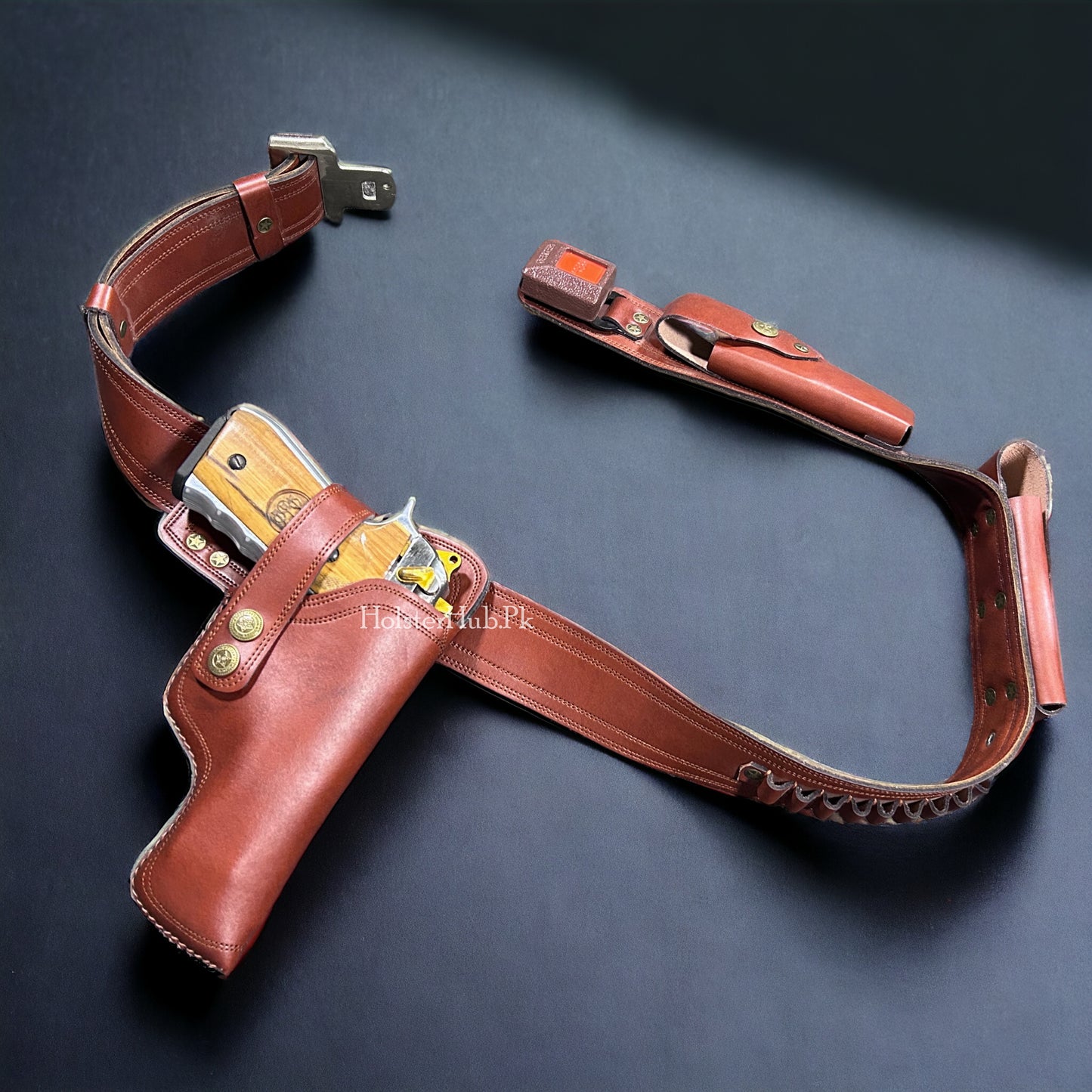 Blend of Style and Functionality Leather Holster Belt | (PC-01)