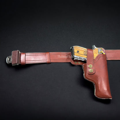 Blend of Style and Functionality Leather Holster Belt | (PC-01)