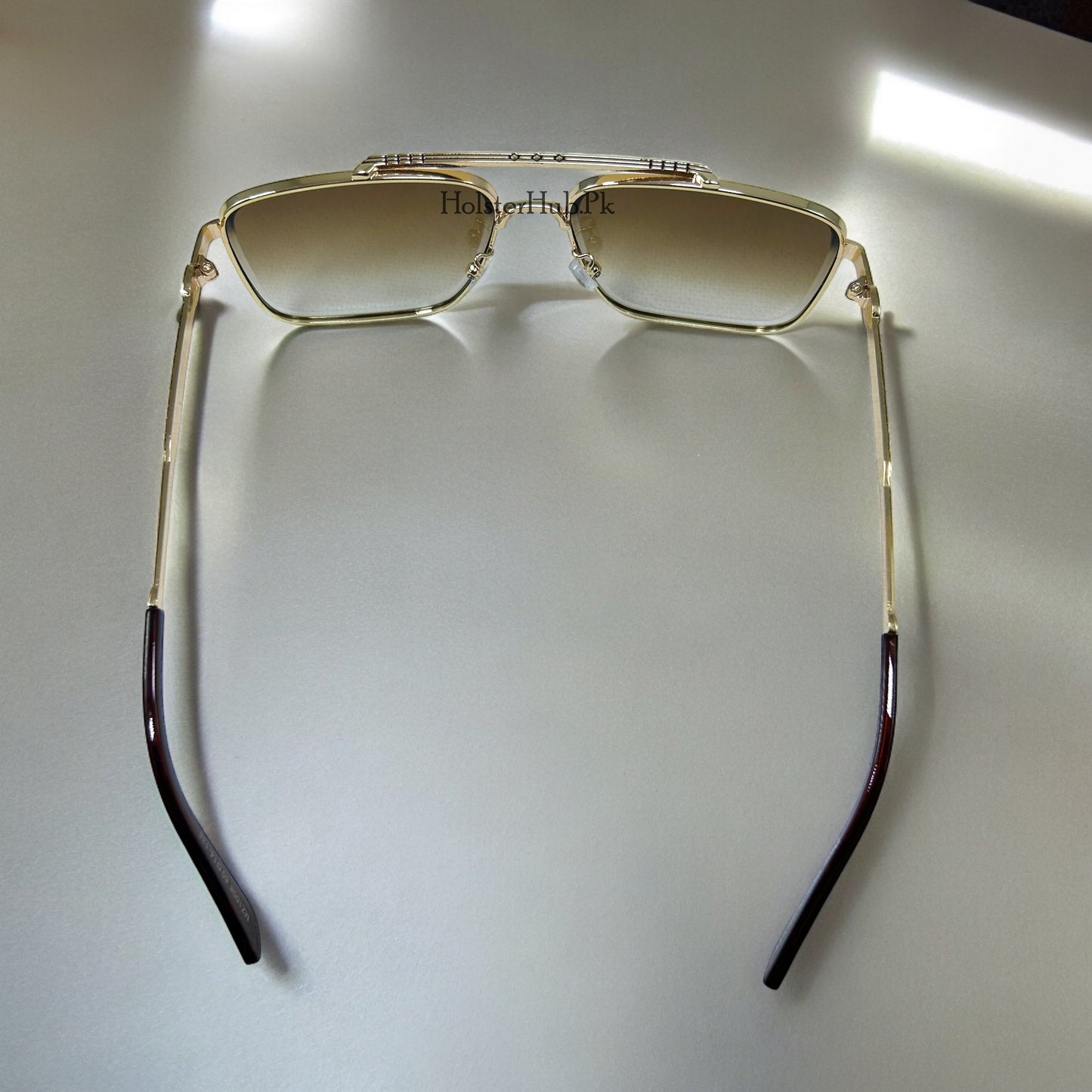 Dior Gold Frame Aviator Sunglases