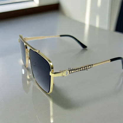 Dior Gold Frame Aviator Sunglases