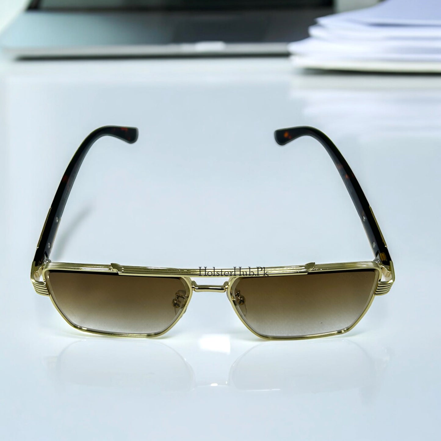 Gucci Metal Frame Sunglasses for Men and Boys