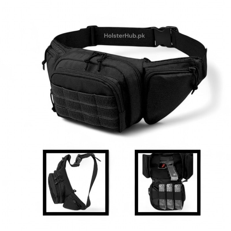 Tactical Waist Pack Nylon Bodypack - Outdoor Sports Pouch