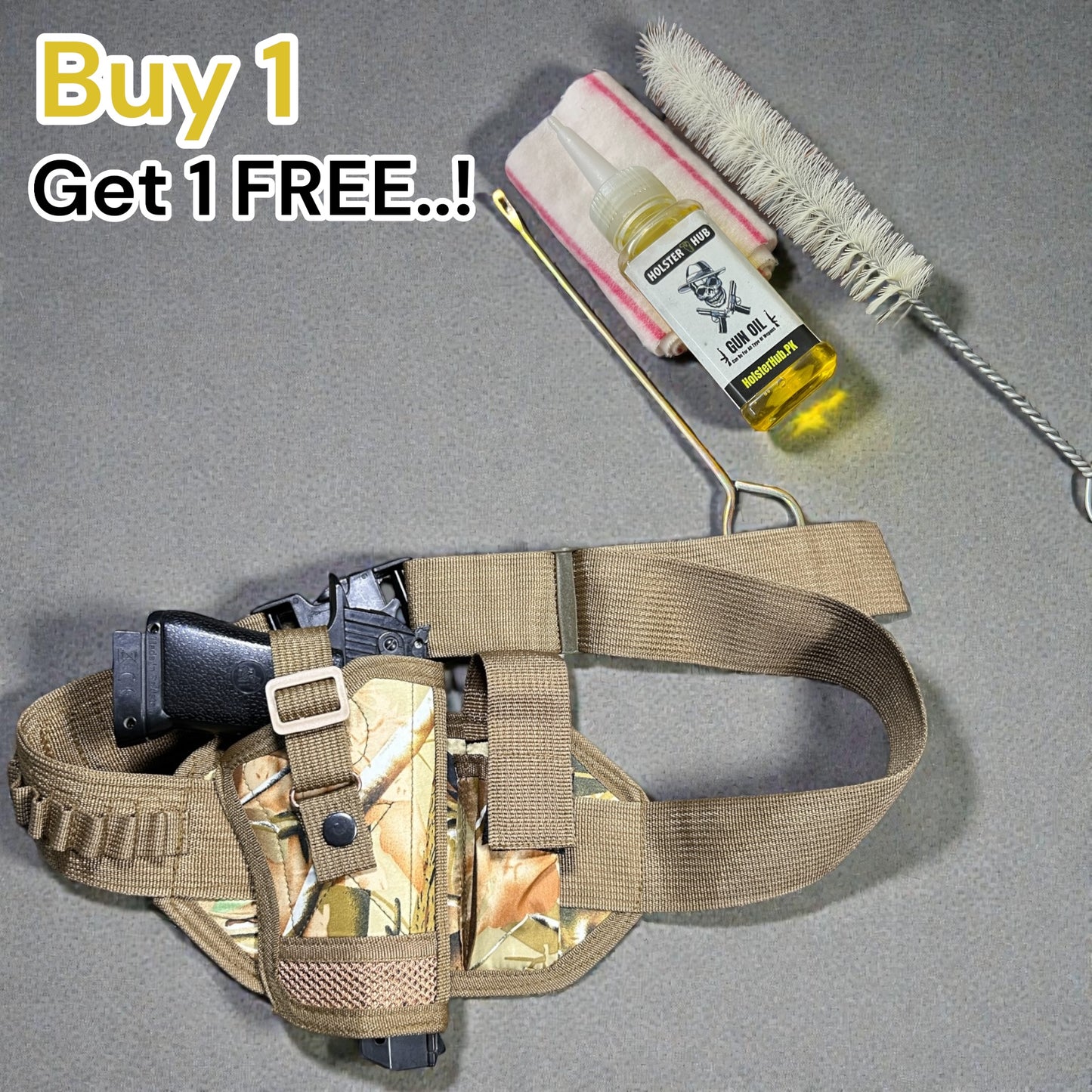 Parachute Tactical Belt Holster 🎁 Free Gun Cleaning Kit Buy 1 Get Cleaning Kit FREE