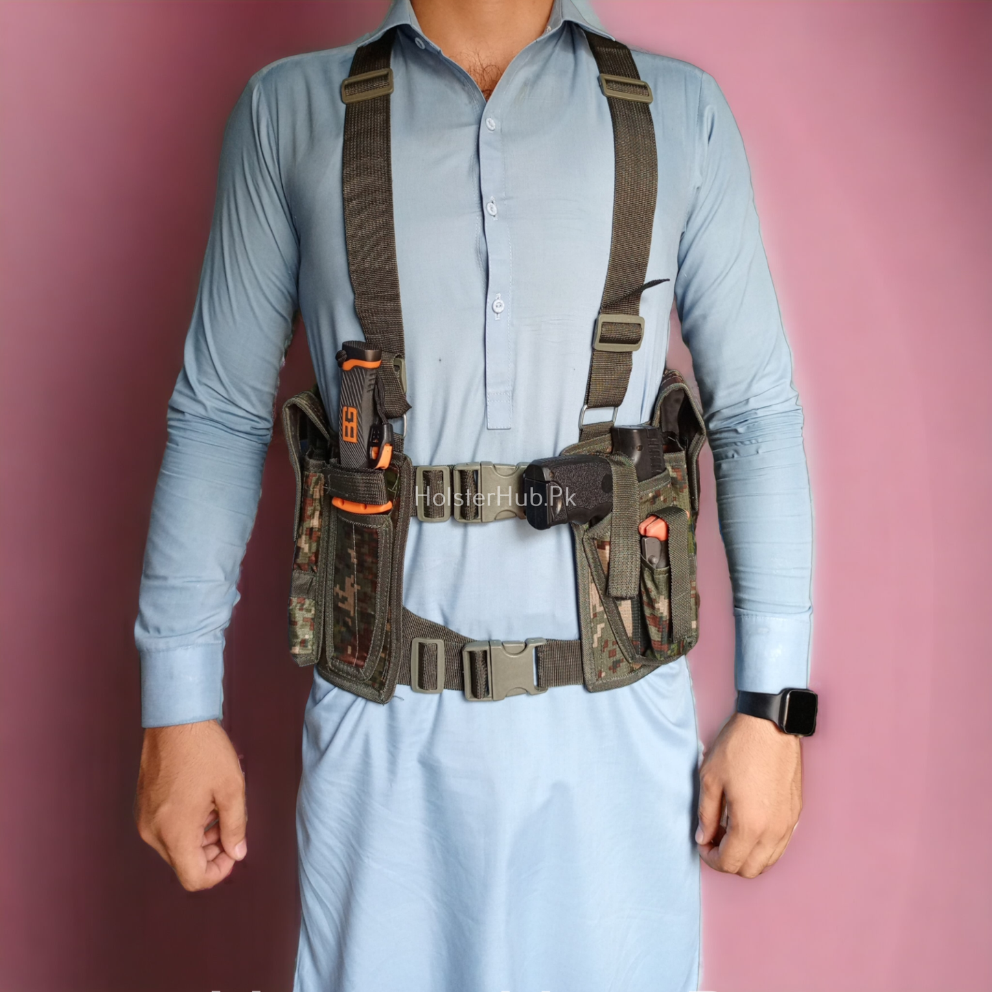 Parachute Made Magzine Vest For AK-47/M4 4mg | Baghli