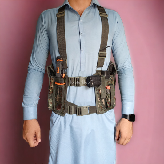 Parachute Made Magzine Vest For AK-47/M4 | Baghli