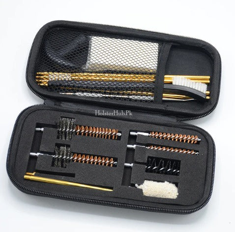 Universal Cleaning Kit with Extendable Rods and Brass Brushes