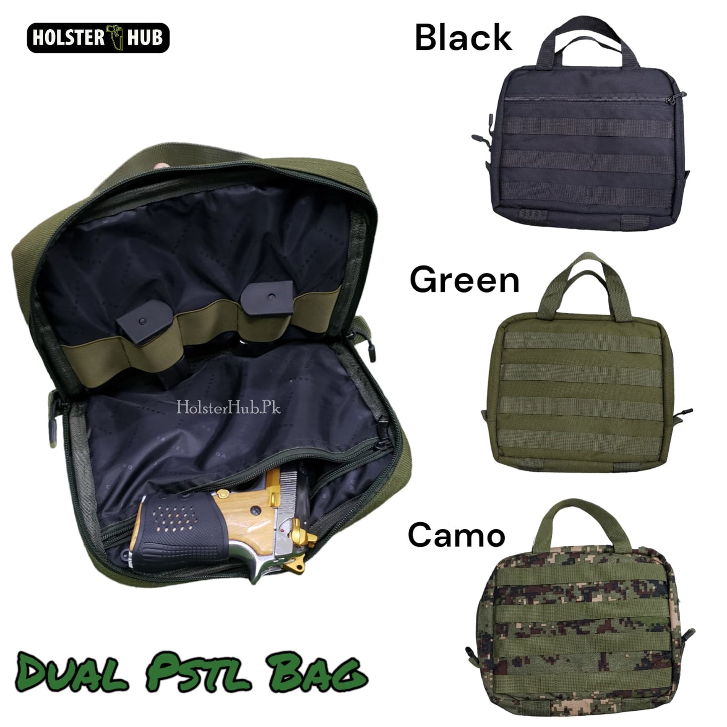 Tactical Dual Pstls Caring Bag with 5 Mag