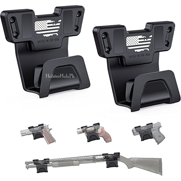 Universal Handgn Mount - Secure Storage for Cars, Cupboards, and Tables