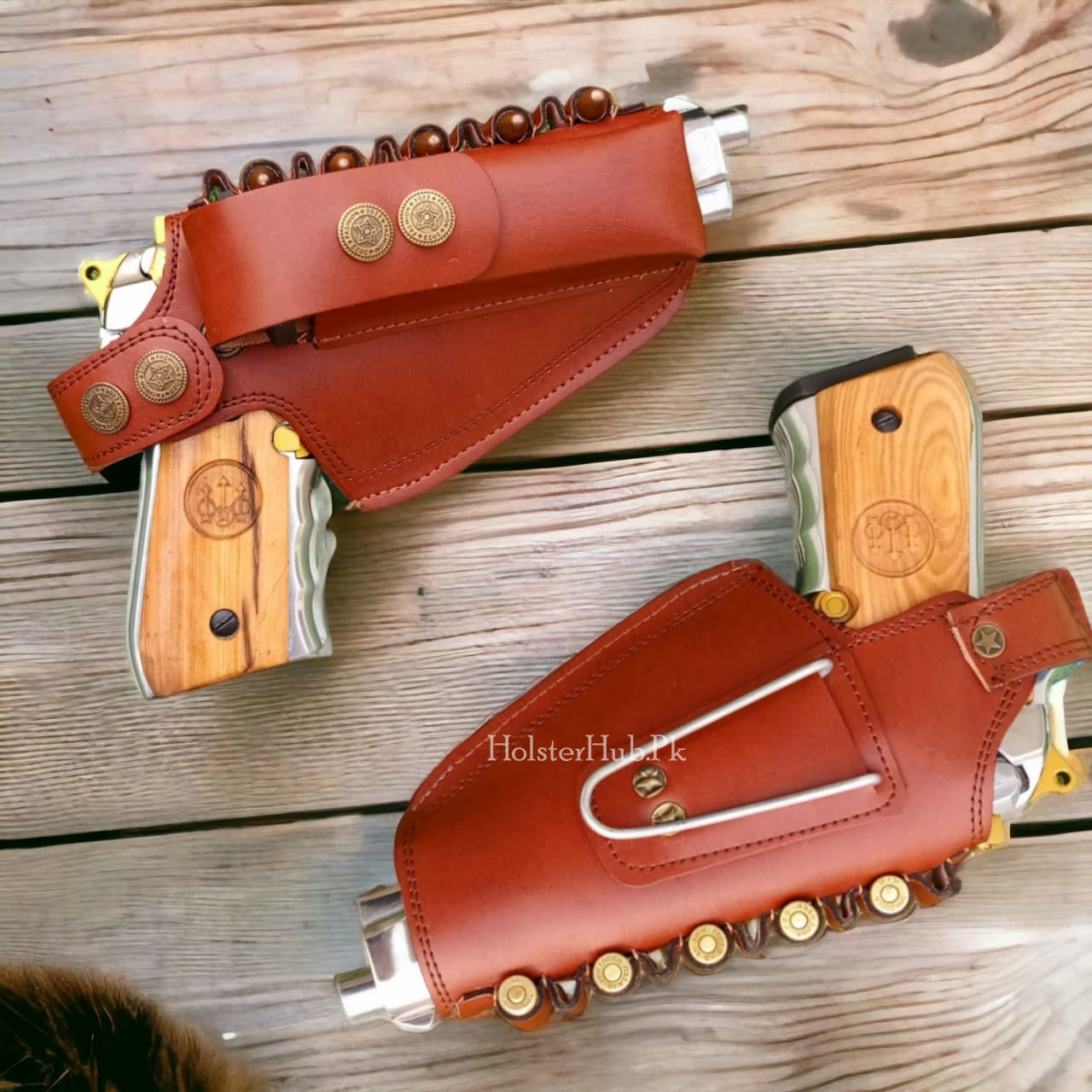 Pure Leathr Made Pstl Pouch | (PC-08 L)