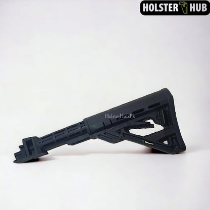 AK 47: Polymer Buttstock in Black - Easy Replacement for Wooden Stocks