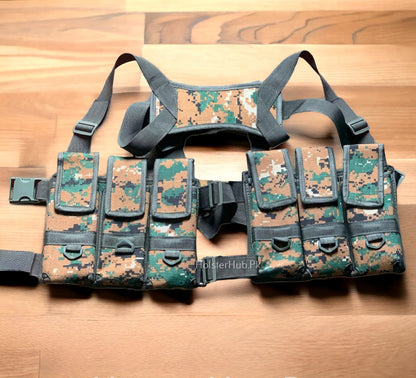 Parachute Made Magzine Vest For AK-47/M4 | 6 Mag Baghli