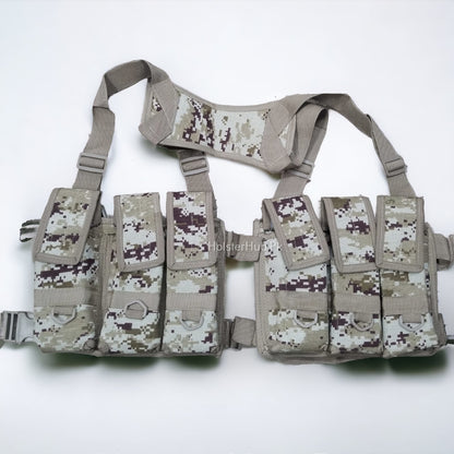 Parachute Made Magzine Vest For AK-47/M4 | 6 Mag Baghli