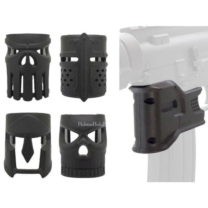 FAB Magwell Grip Package - Customizable Grip with 4 Replaceable Inserts for M16, AR-15, and AR15