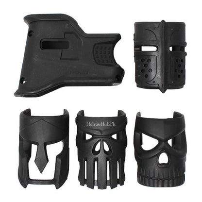 FAB Magwell Grip Package - Customizable Grip with 4 Replaceable Inserts for M16, AR-15, and AR15