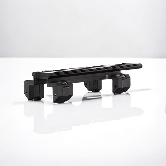 20mm Picatinny Weaver Rail Extension Scope Mount Adapter Claw with 11 Slots for MP5 GSG5 G3 Rail Bracket Clip