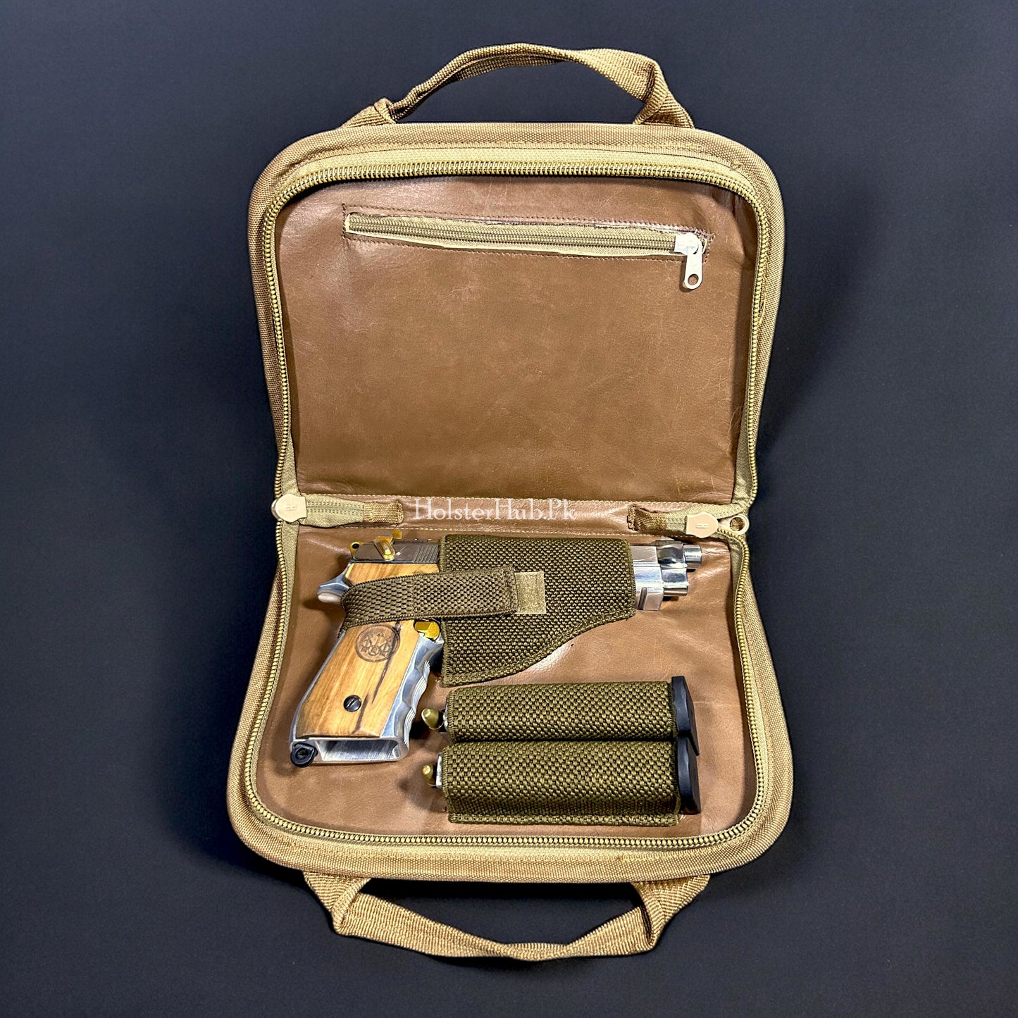 Guardian Carry PC-14: Premium Leather Pistol Carrying Bag