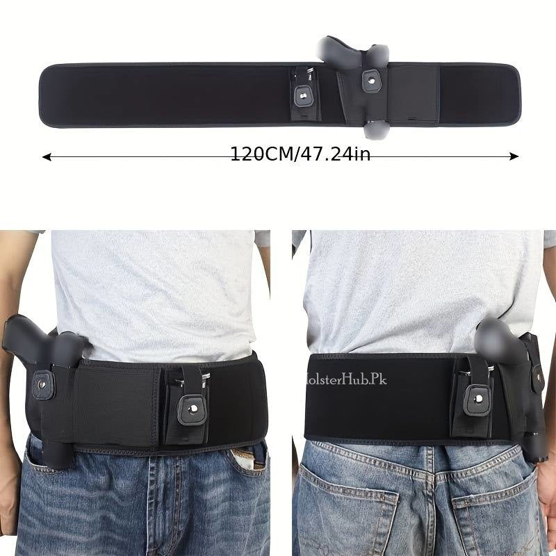 Tactical Belly Band Holster for Concealed Carry - Waistband for Men and Women