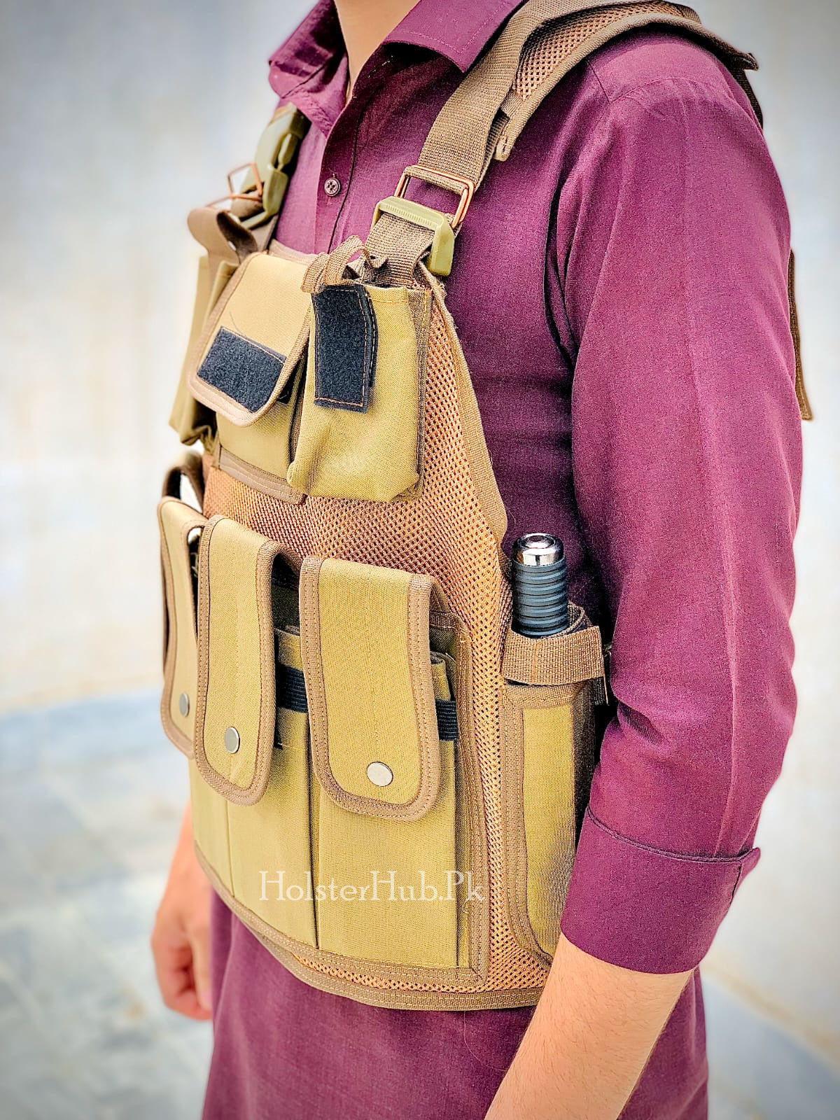 Tactical AK47 Jacket With Multiple Magzines Space | (PC-11 B).