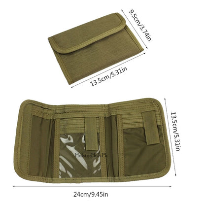 Nylon Trifold Tactical Wallet