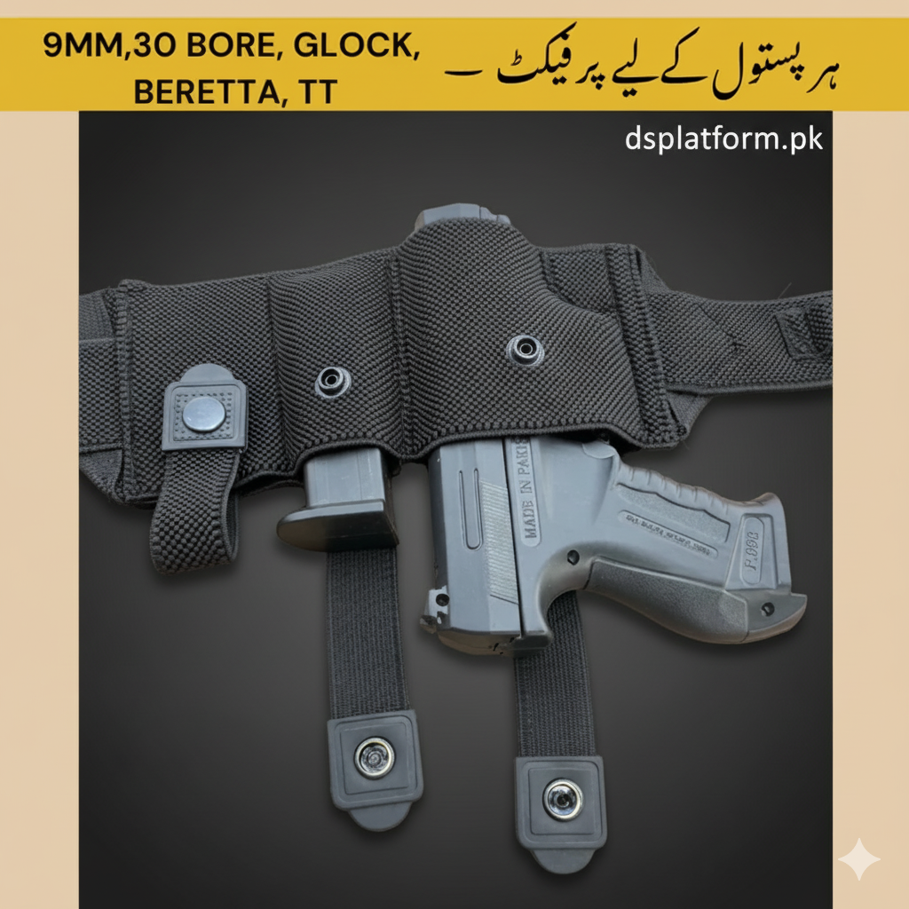 🔥 Belly Belt Elastic Holster — Har Pistl Par Aasan aur Secure Fit! 🔥